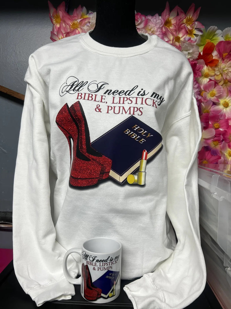 Custom Bible Lipstick Pumps T-Shirt