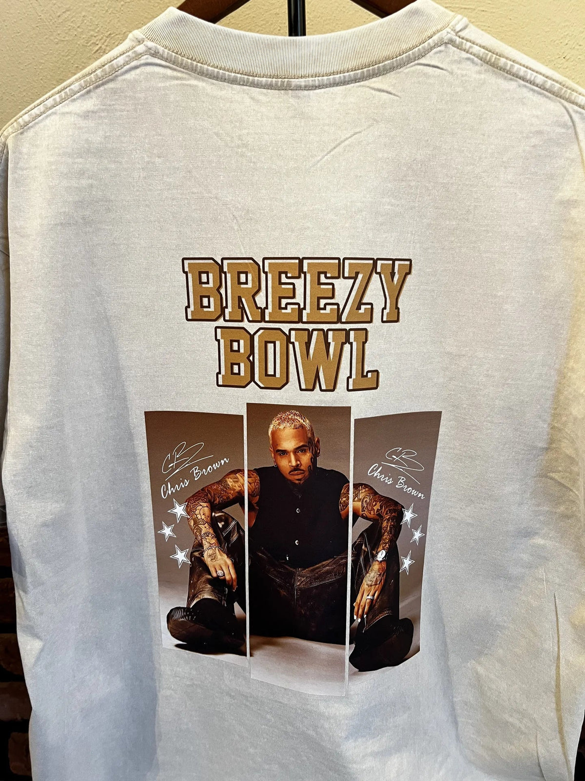 Custom Concert Gold T-Shirt