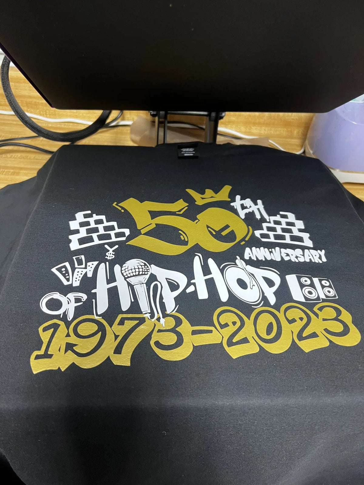 Custom Hip-Hop 50th Anniversary T-Shirt