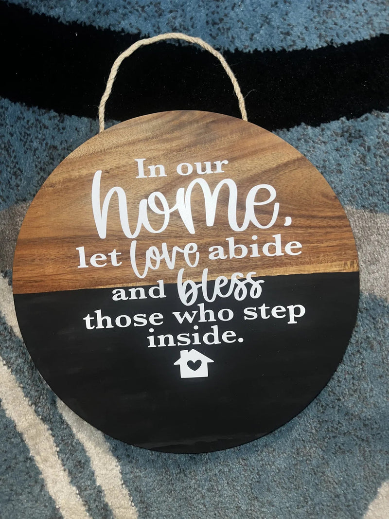 Custom Home Sign Wood