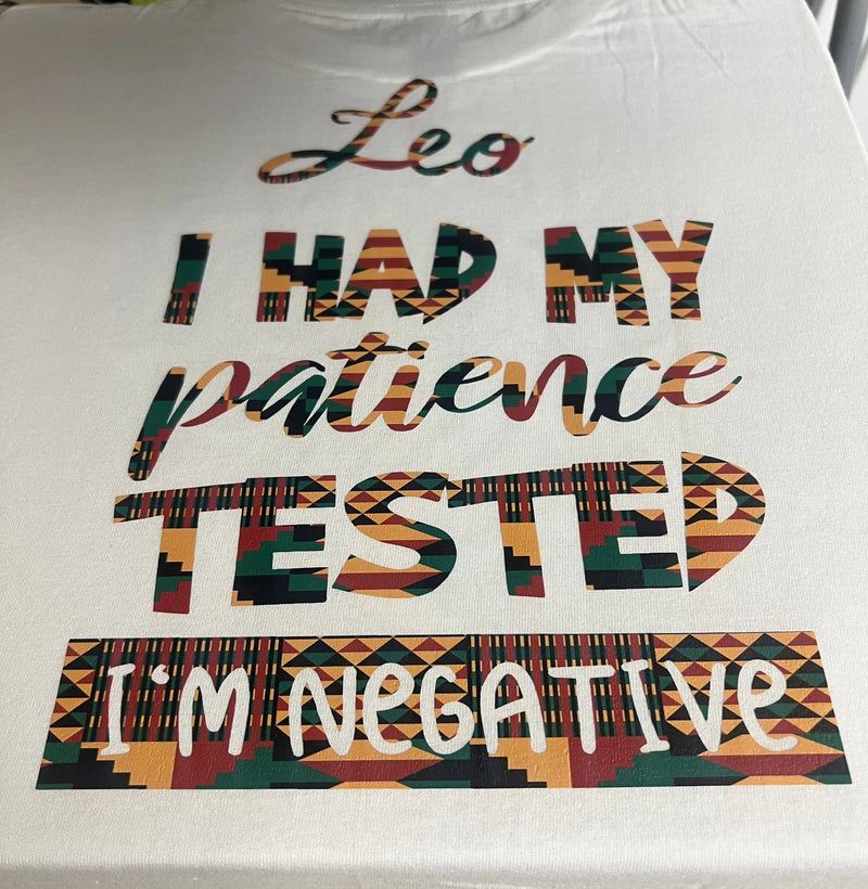 Custom Kente Print T-Shirt