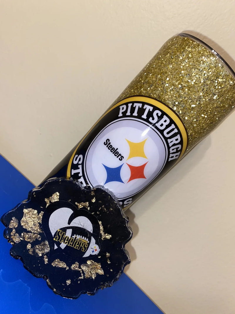 Custom Steelers Tumbler Coaster